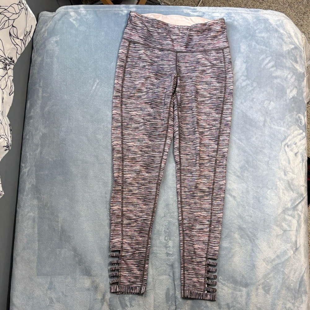 Ideology Women's Full Length Leggings in Pink and Gray